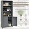 Bookcase Shelving Storage Wooden Standing Cabinet Unit Display with Doors